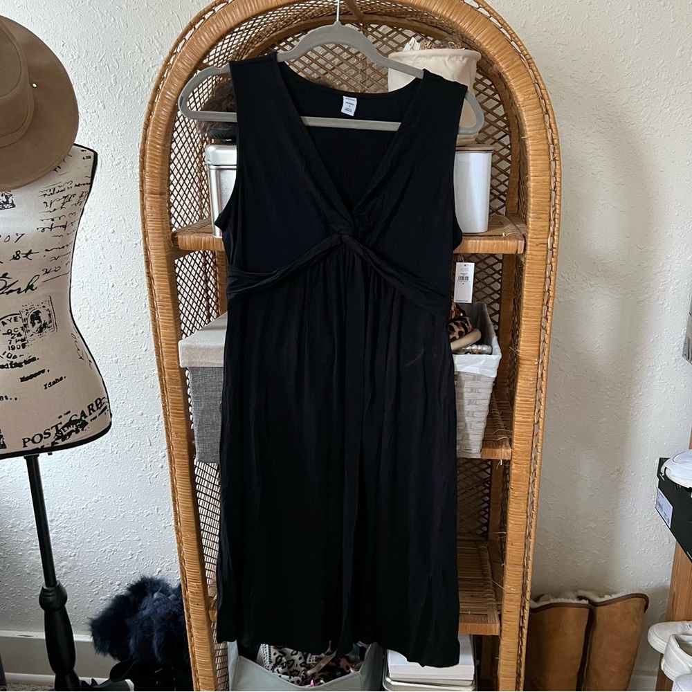 Black Maternity Dress